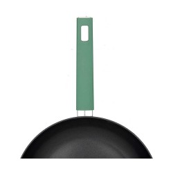 Poêle anti-adhésive Noir Vert Ø 28 cm Aluminium