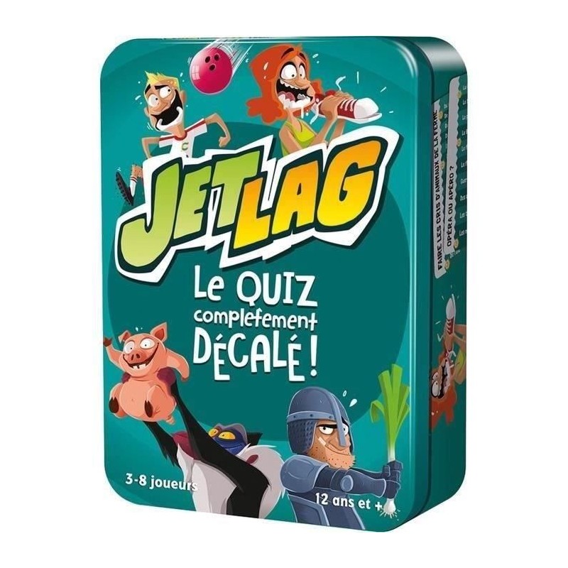 Cocktail Games | Jet Lag | Jeu de société | a partir de 12 ans | 3 a 8 joueurs | 20 minutes