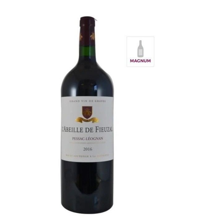 L'Abeille de Fieuzal 2016 Pessac-Léognan Magnum - Vin rouge de Bordea