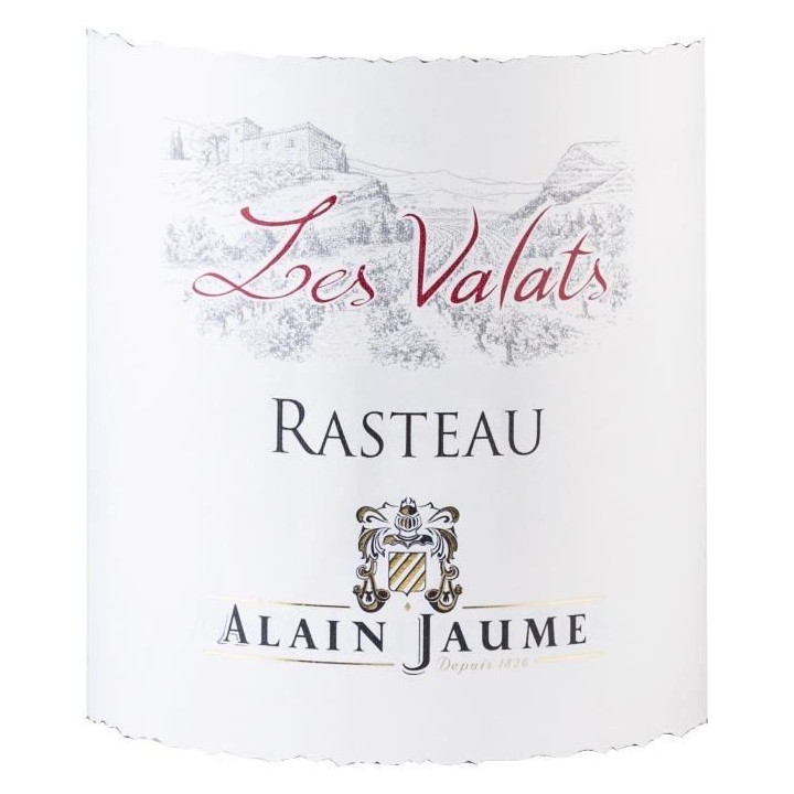 Alain Jaume Les Valats 2020 Rasteau - Vin rouge des Côtes du Rhône