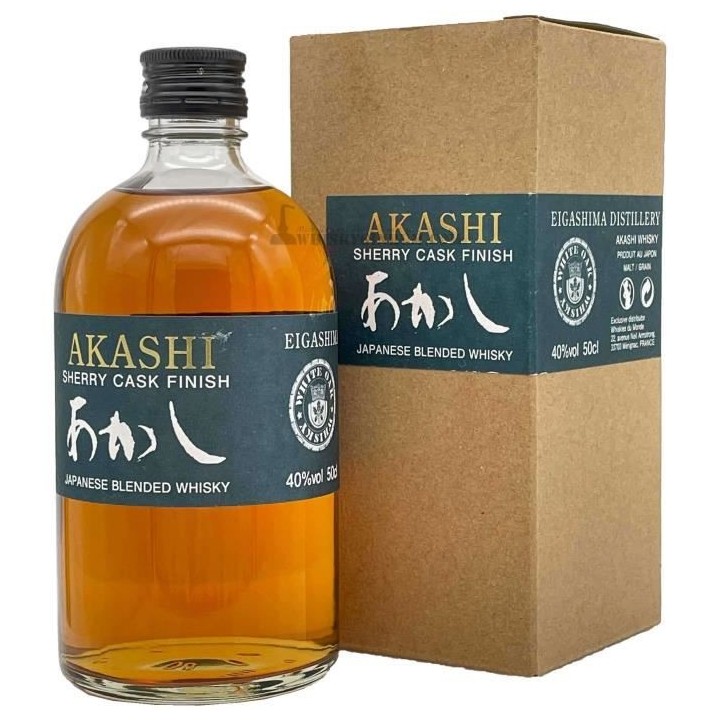 Akashi - Fût de Xéres - Blended Whisky - Sous étui - 40,0% Vol. - 5