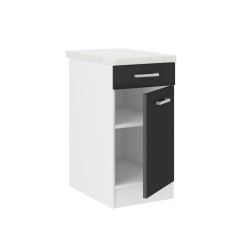 ULTRA Meuble bas de cuisine L 40 cm - Noir