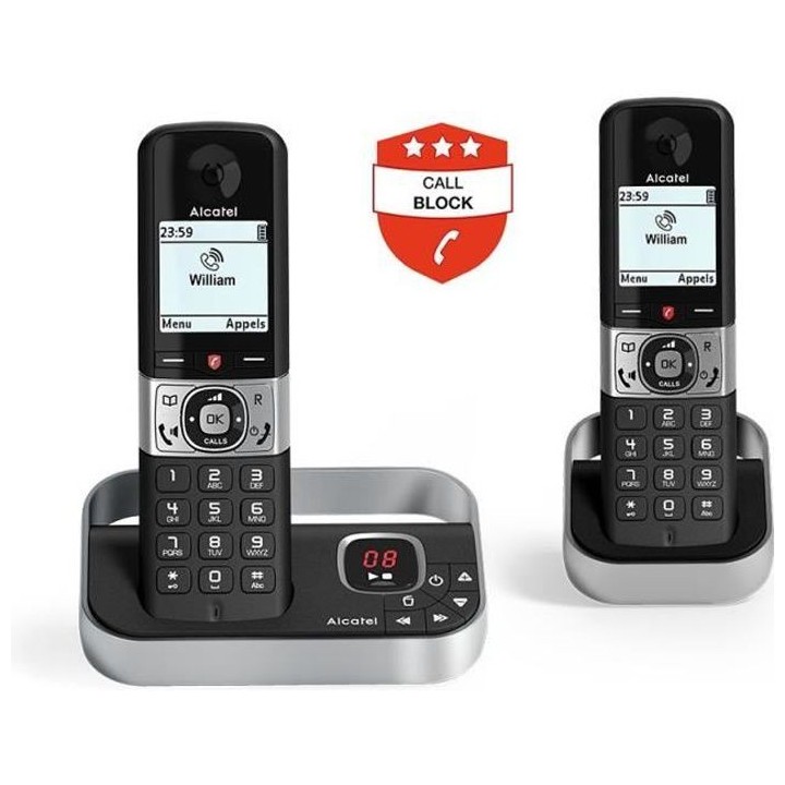 ALCATEL - F890 voice duo noir