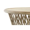 Table d'appoint DKD Home Decor Marron Clair Bambou 60 x 60 x 52 cm