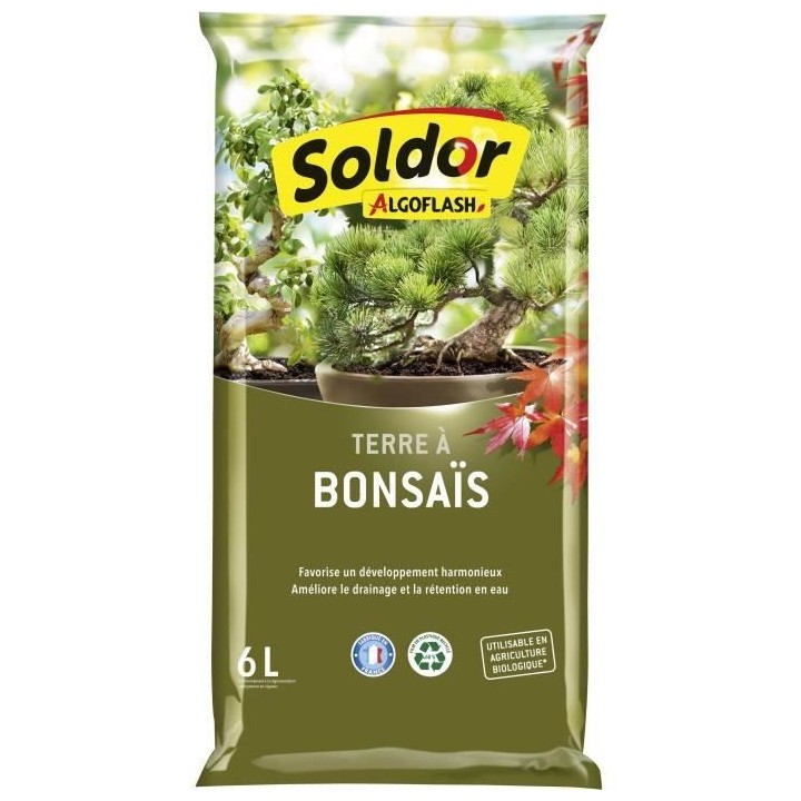 ALGOFLASH - Terre a Bonsais 6 L