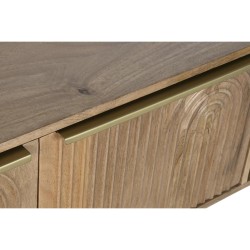 Meubles de télévision DKD Home Decor Doré Naturel Bois de manguier 150 x 40 x 48 cm