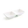 Plateau apéritif Quid Select Céramique Blanc 15 x 7 cm (12 Unités) (Pack 12x)