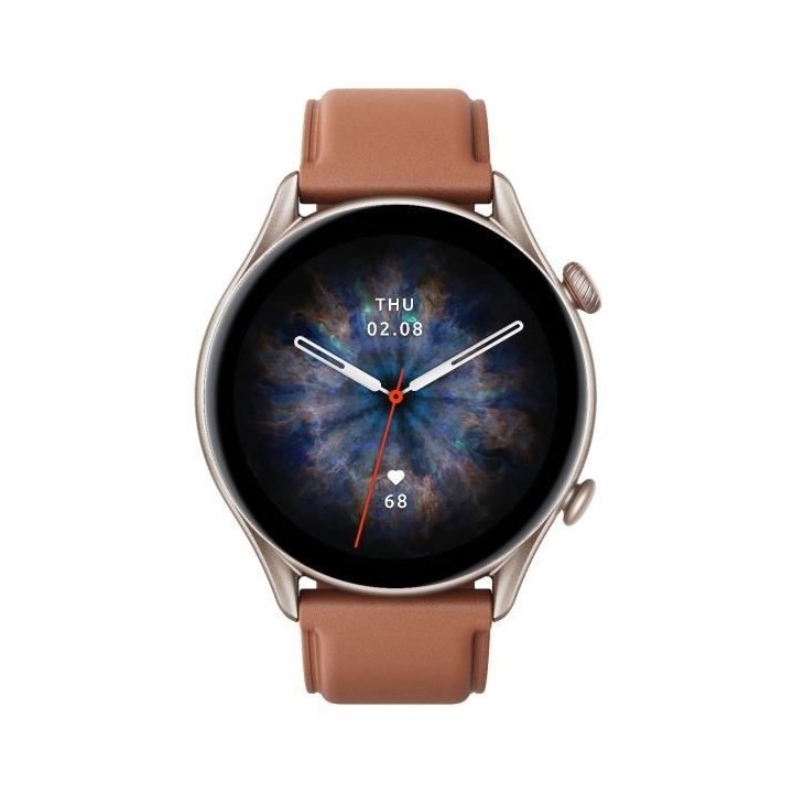 AMAZFIT GTR 3 Pro Brown Leather - Montre connectée