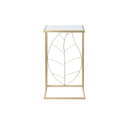 Jeu de 2 tables DKD Home Decor Doré Métal Miroir 37 x 37 x 65 cm