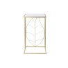 Jeu de 2 tables DKD Home Decor Doré Métal Miroir 37 x 37 x 65 cm