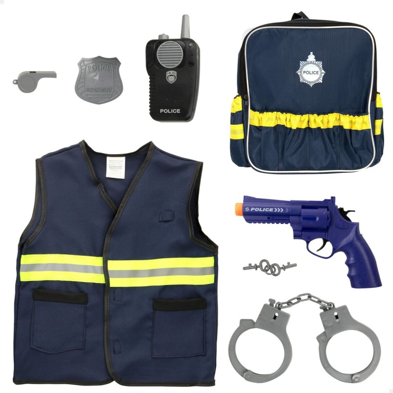 Sac à dos enfant Colorbaby Action Power Police 8 Pièces