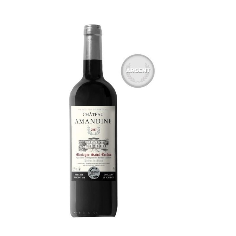 Château Amandine 2017 Montagne Saint-Emilion - Vin Rouge du Bordelais