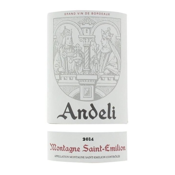 Andeli 2014 Montagne Saint-Emilion - Vin rouge de Bordeaux