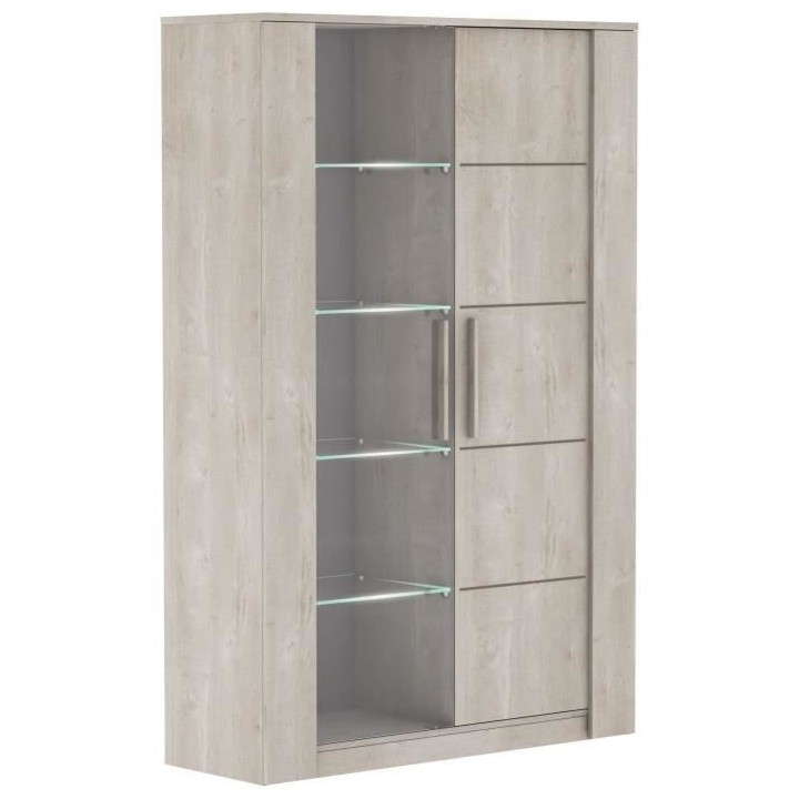 DEMEYERE Ensemble Séjour Table a manger 170 cm + Enfilade 2 portes +