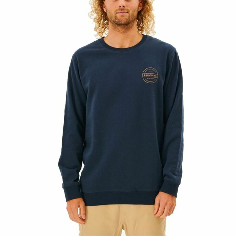 Sweat sans capuche homme Rip Curl Re Entry Crew Blue marine