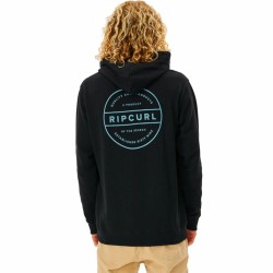 Sweat à capuche homme Rip Curl Re Entry Noir