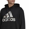 Sweat à capuche homme Adidas Essentials French Terry Noir