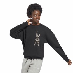 Sweat sans capuche femme Reebok Modern Safari Noir