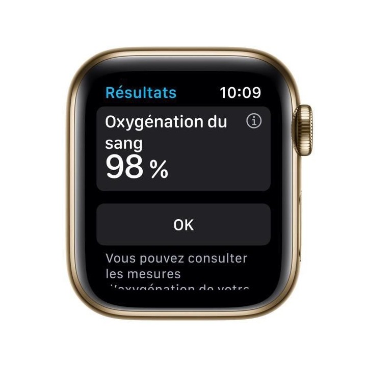 Apple Watch Series 6 GPS + Cellular, 40mm Boîtier en Acier Inoxidable