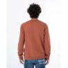 Sweat sans capuche homme Hurley One&Only Solid Marron