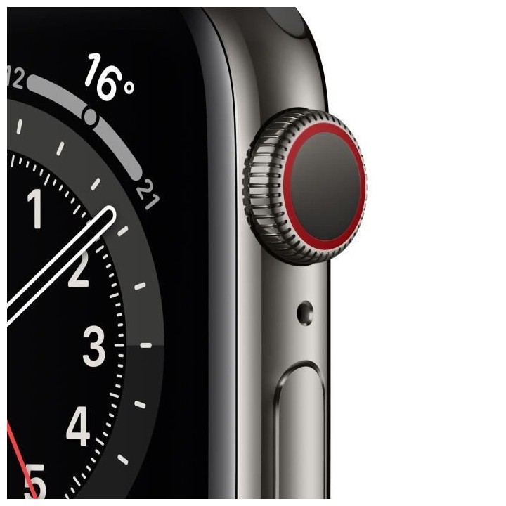 Apple Watch Series 6 GPS + Cellular, 40mm Boîtier en Acier Inoxidable