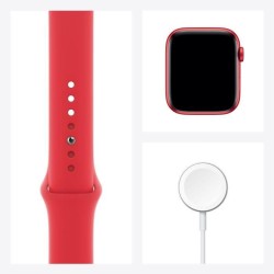 Apple Watch Series 6 GPS + Cellular, 44mm Boîtier en Aluminium PRODUCT(RED) avec Bracelet Sport PRODUCT(RED)