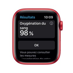 Apple Watch Series 6 GPS + Cellular, 44mm Boîtier en Aluminium PRODUCT(RED) avec Bracelet Sport PRODUCT(RED)