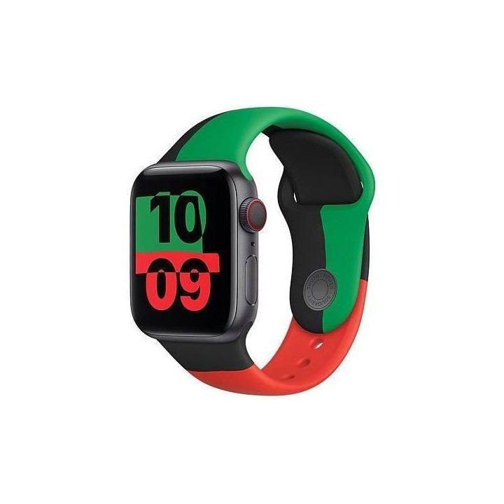 Apple Watch Séries 6 GPS - 40 mm - Boitier aluminium - Bracelet Noir