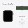 Apple Watch Series 7 GPS + Cellular - 41mm - Boîtier Green Aluminium - Bracelet Clover Sport Band