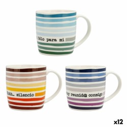 Tasse mug Quid 4U Céramique Multicouleur (330 ml) (Pack 12x)