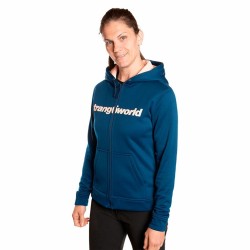 Veste de Sport pour Femme Trangoworld Liena Avec capuche Bleu