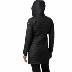 Veste de Sport pour Femme Columbia Powder Lite Avec capuche Noir