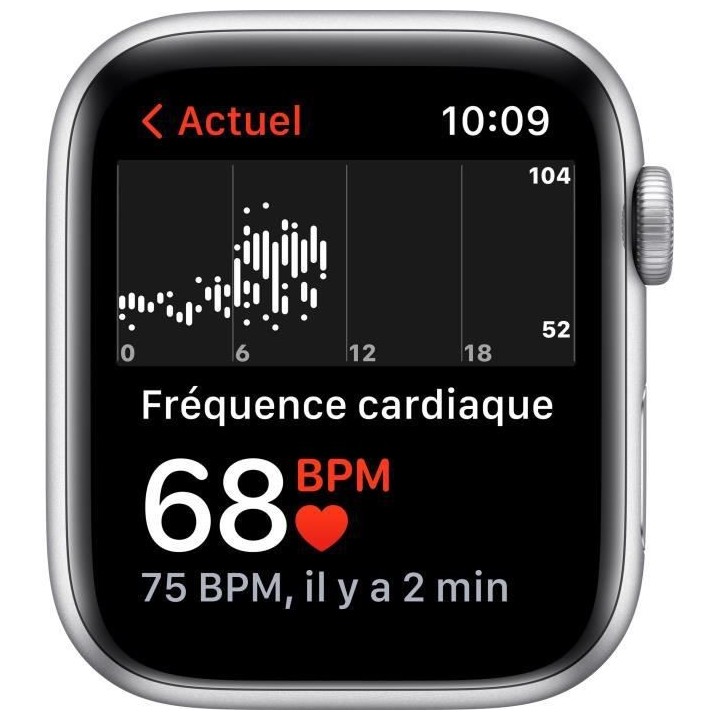 Apple Watch SE GPS 2021 - 44mm - Boitier Silver Aluminium - Bracelet S