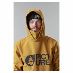 Sweat à capuche homme Picture Jaune