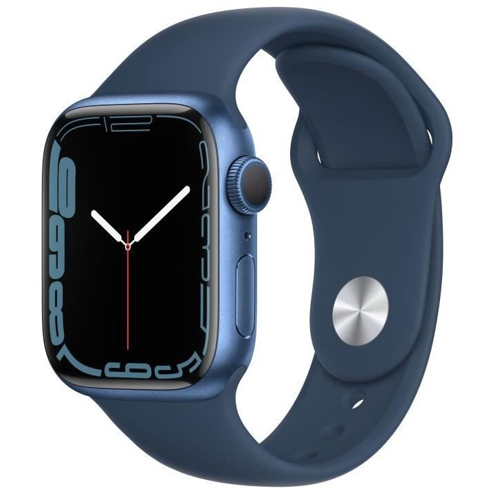 Apple Watch Series 7 GPS - 41mm - Boîtier Blue Aluminium - Bracelet A