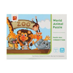 Puzzle Zoo 16 x 12 cm 24...