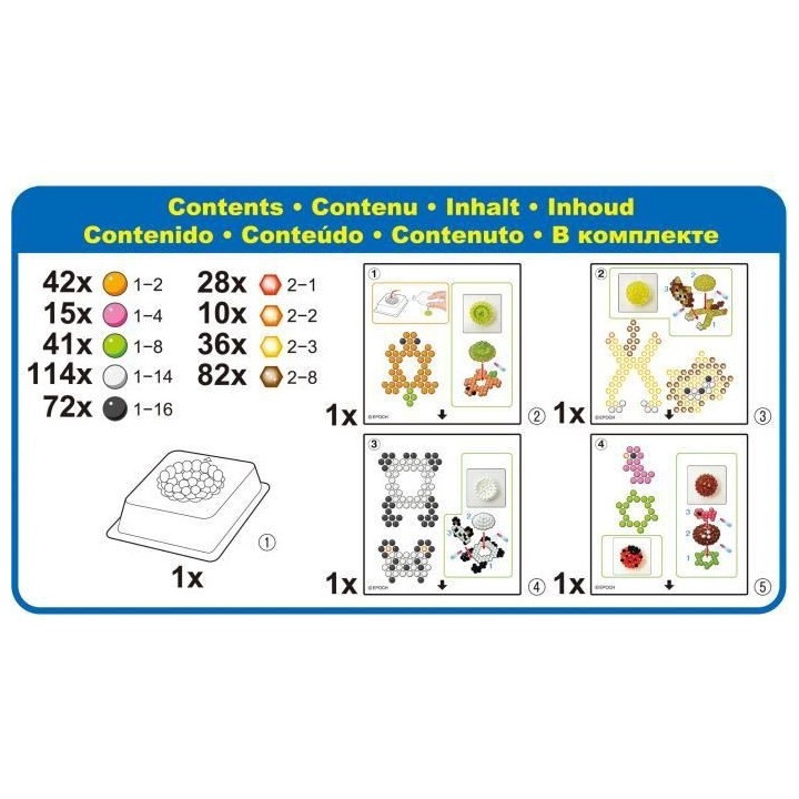 AQUABEADS La recharge animaux 3D Pour Enfant