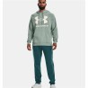 Sweat à capuche homme Under Armour Rival Big Logo Vert