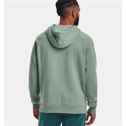 Sweat à capuche homme Under Armour Rival Big Logo Vert