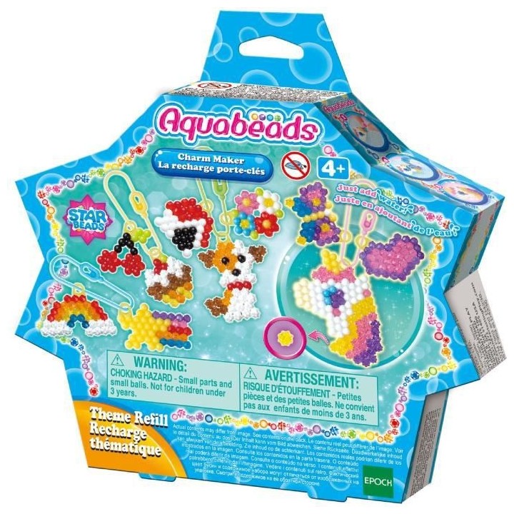 AQUABEADS La recharge porte-clés Pour Enfant