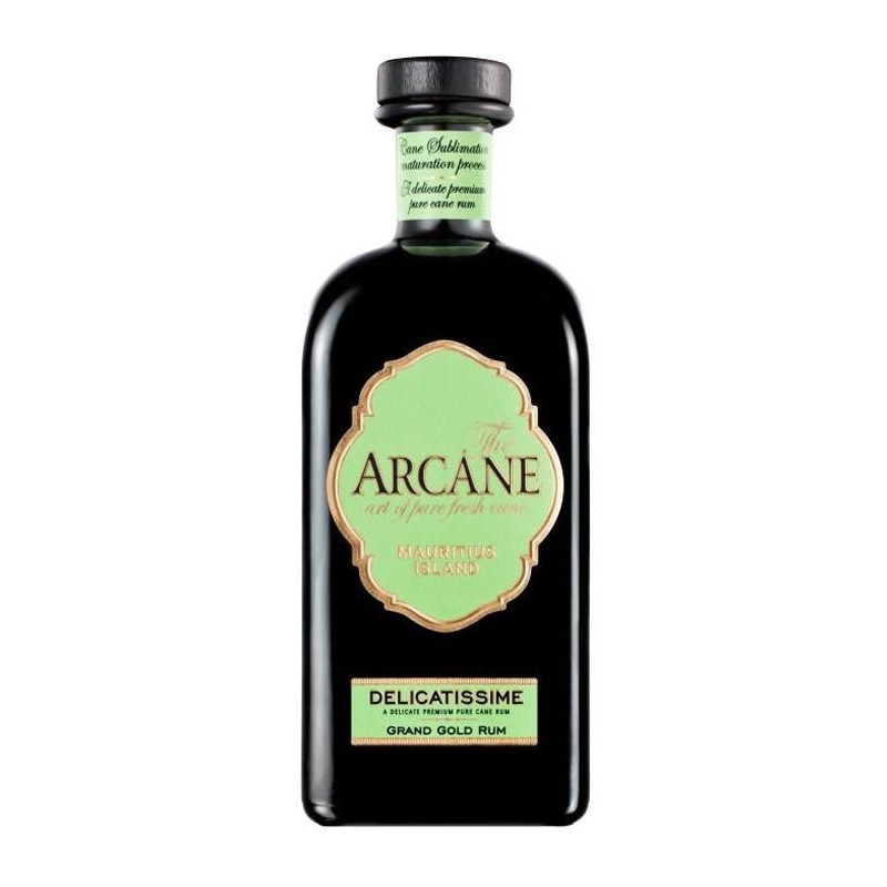 Rhum Arcane Delicatissime - Rhum agricole ambré - Ile Maurice - 41%vol - 70cl