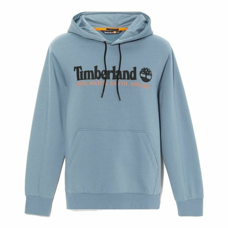 Sweat à capuche homme Timberland WWES Bleu