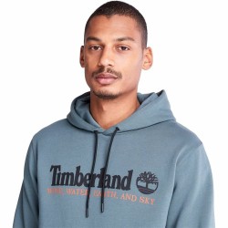 Sweat à capuche homme Timberland WWES Bleu