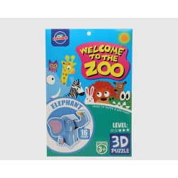 Puzzle 3D Zoo Eléphant 27 x...