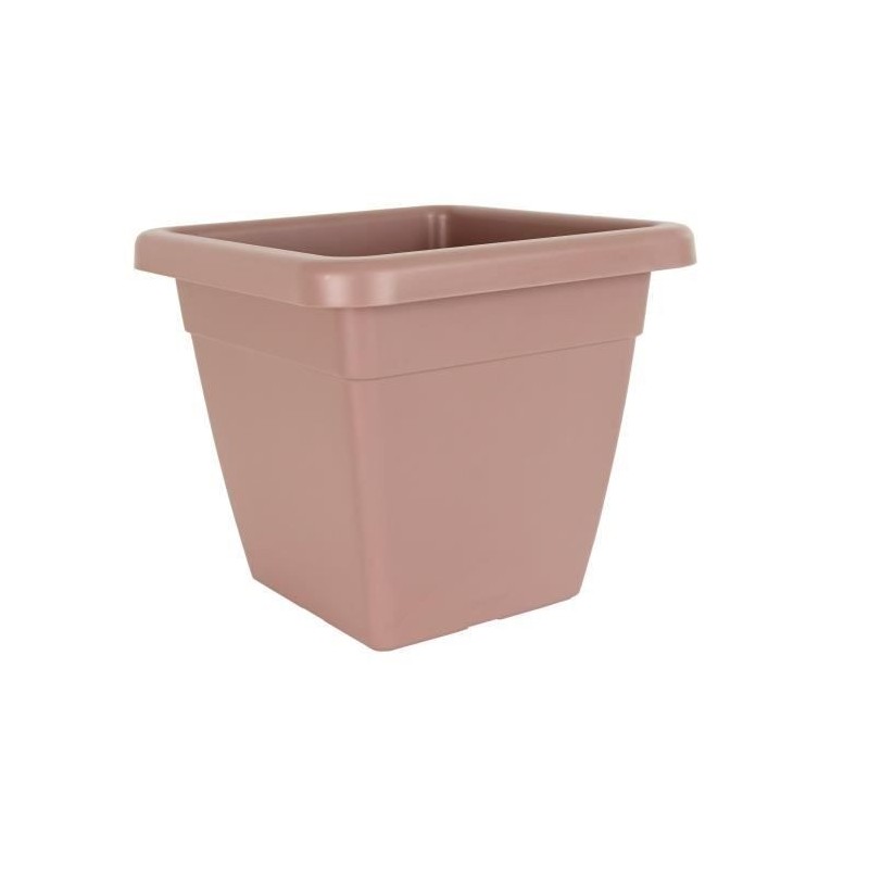 ARTEVASI Pot de fleurs Venezia carré - 45 cm - Taupe