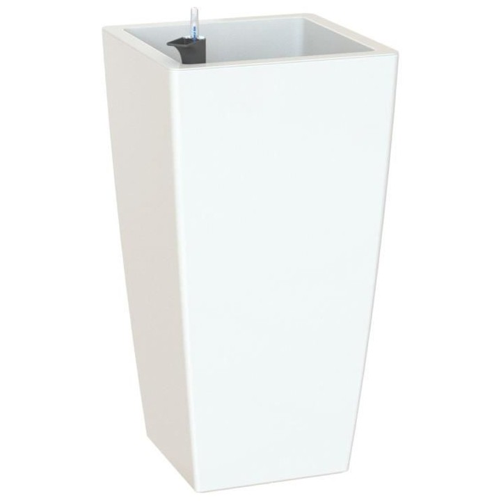 ARTEVASI - Pot pisa auto-arrosage 60cm blanc 33 x 33 x h61 cm - 4,42l