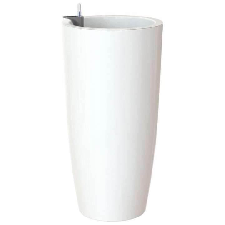 ARTEVASI - Pot santorini auto-arrosage 65cm blanc 33 x 33 x h65 cm - 3