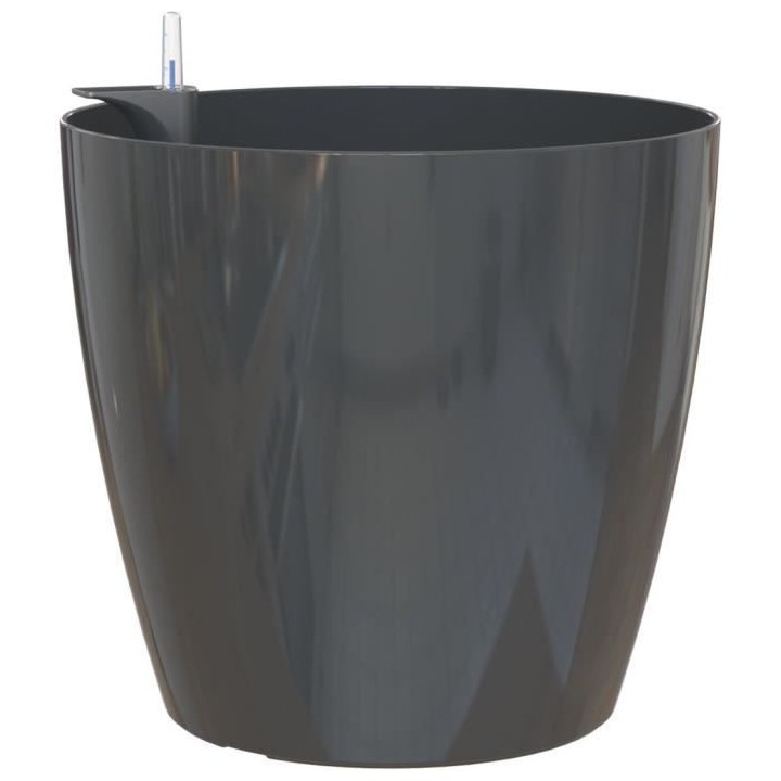 ARTEVASI - Pot san remo auto-arrosage 30cm anthracite 30 x 30 x h27,3