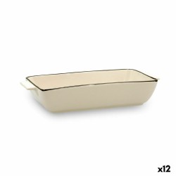 Casserole Quid Cocco Céramique Blanc (23 x 11 x 4,5 cm) (Pack 12x)