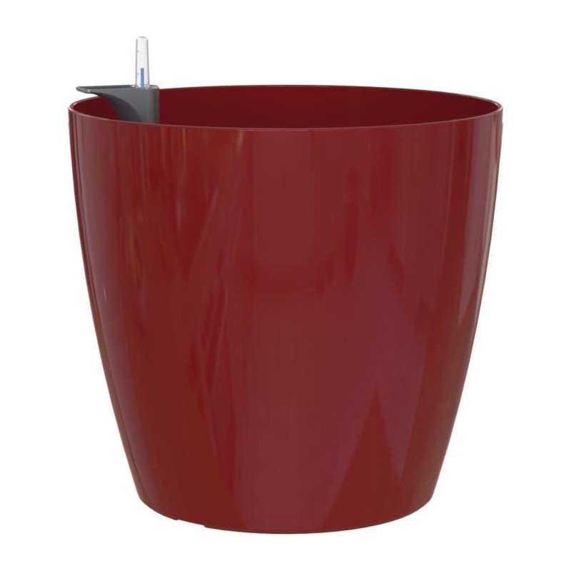 ARTEVASI - Pot san remo auto-arrosage 36cm rouge foncé 36 x 36 x h33,5 cm - 1,44l